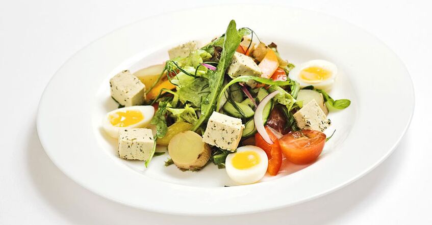 A balanced diet for osteochondrosis of the neck