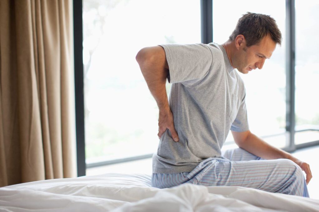 Sharp back pain